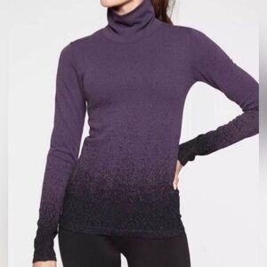 Athleta Flurry Blizzard Gradient Turtleneck